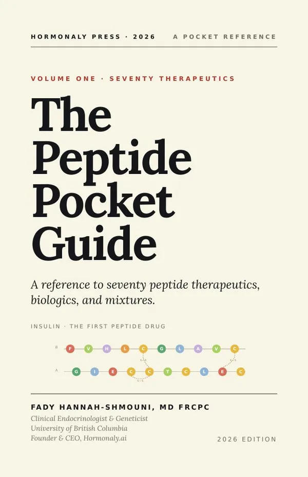 The Peptide Pocket Guide book cover